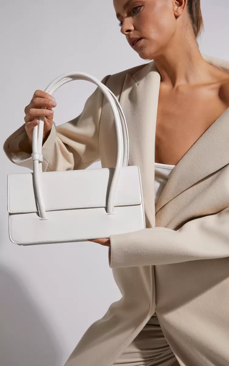 Showpo Tokyo Shoulder Bag In White Women Bags - 3