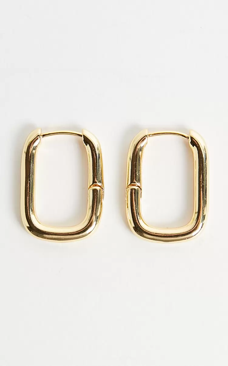 Women Gold Plated Jewelry Toni Earrings In Gold Showpo - 2