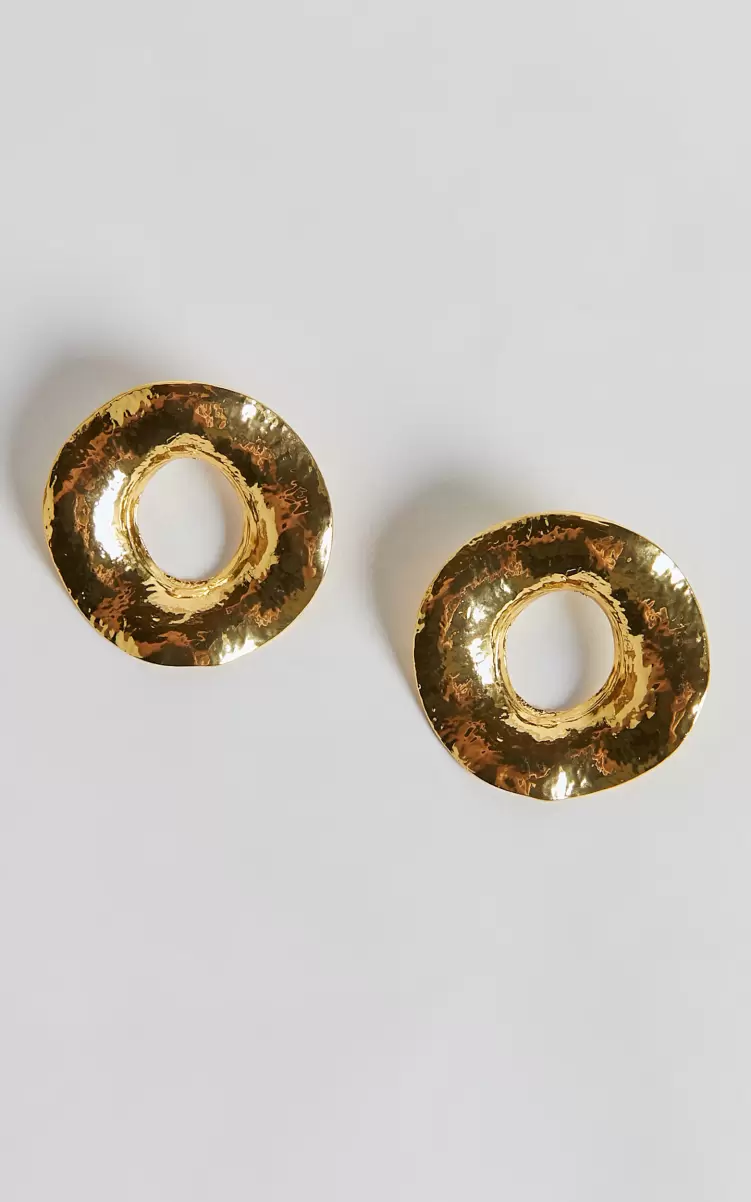 Women Showpo Breann Statement Earrings In Gold Earrings - 1