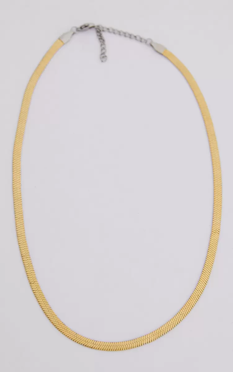 Women Francesa Snakechain Necklace In Gold Showpo Necklaces - 1