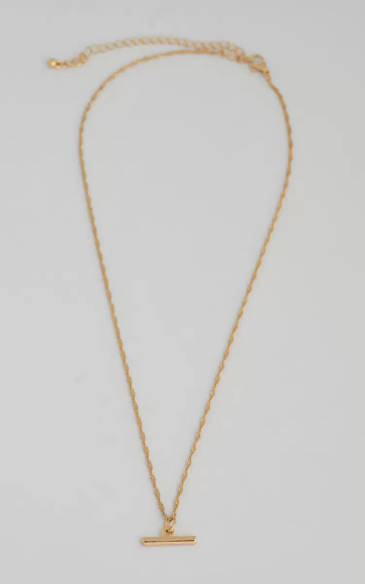 Arialla Multi Layered Chain Necklace In Gold Women Showpo Necklaces - 3