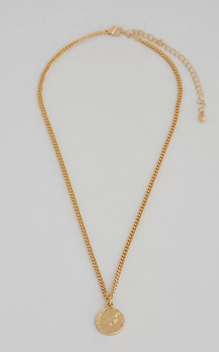 Arialla Multi Layered Chain Necklace In Gold Women Showpo Necklaces - 4
