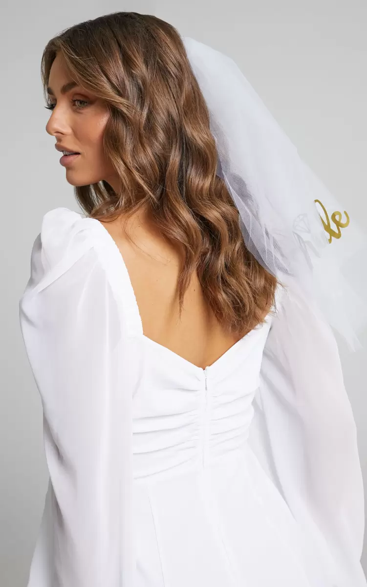 Bridal Accessories Bride To Be Veil In White Women Showpo - 1