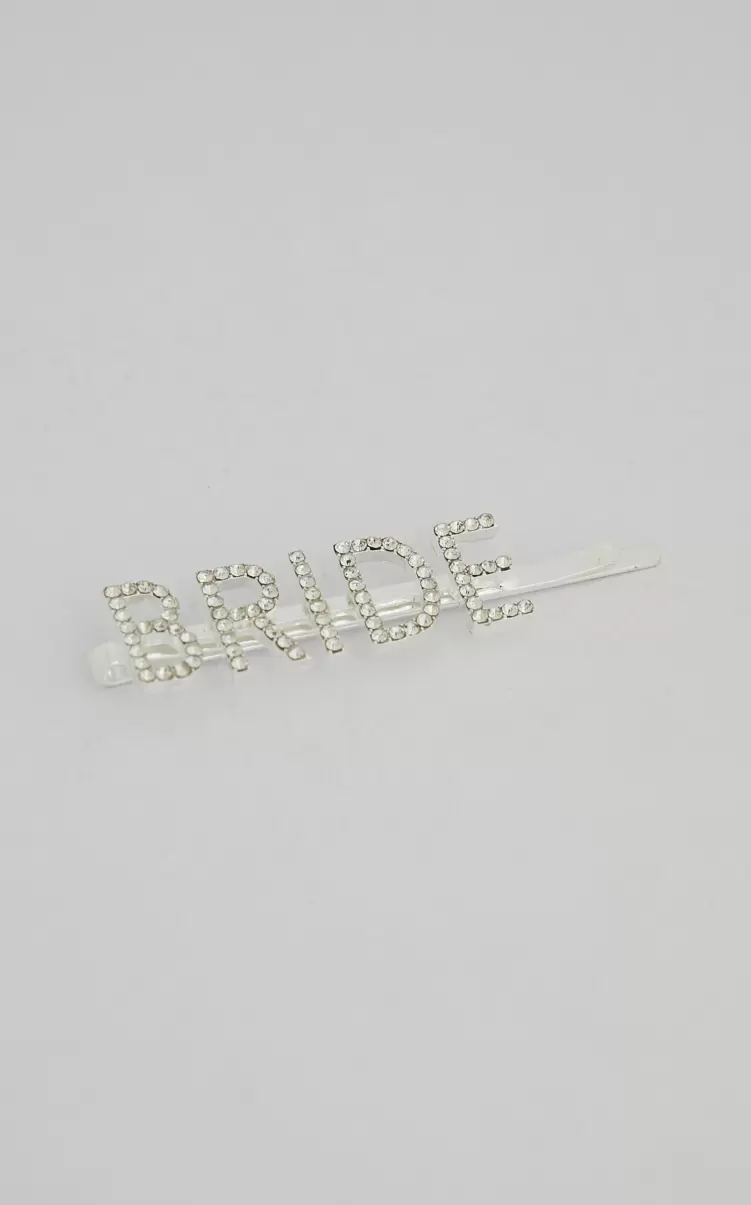 Bride Hair Pin In Silver Women Bridal Accessories Showpo - 1