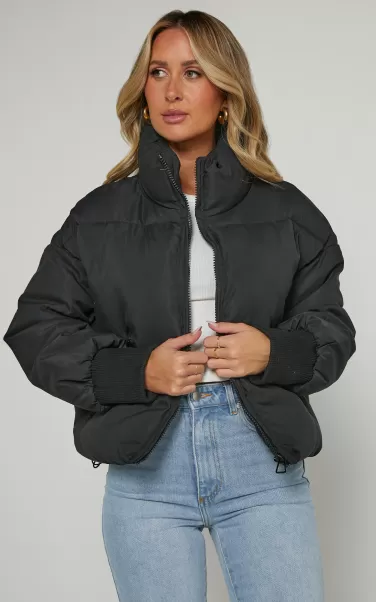 Jackets & Coats Showpo Women Windsor Jacket - Puffer Jacket In Black