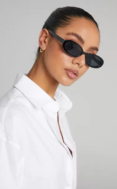 Showpo Sunglasses Normi Sunglasses In Black Women