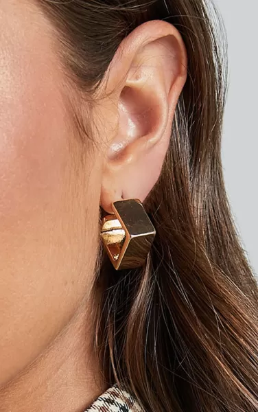 Women Showpo Earrings Sheela Hoop Earrings In Gold